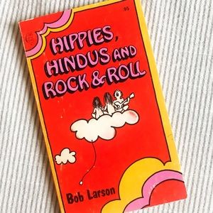 Hippies Rock & Roll book for decor
